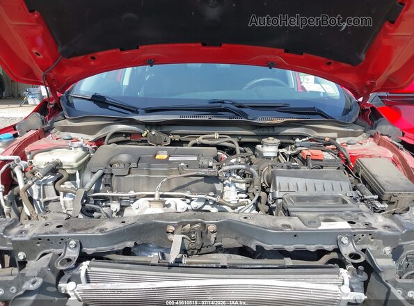 2HGFC2F69LH592928 2020 HONDA CIVIC Red Widok z tyłu