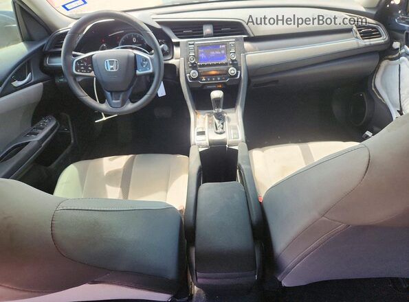 2HGFC2F69LH601336 2020 HONDA CIVIC Black Вид панелі приладів