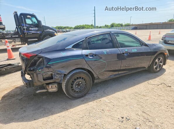 2HGFC2F69LH601336 2020 HONDA CIVIC Black Задня права чверть