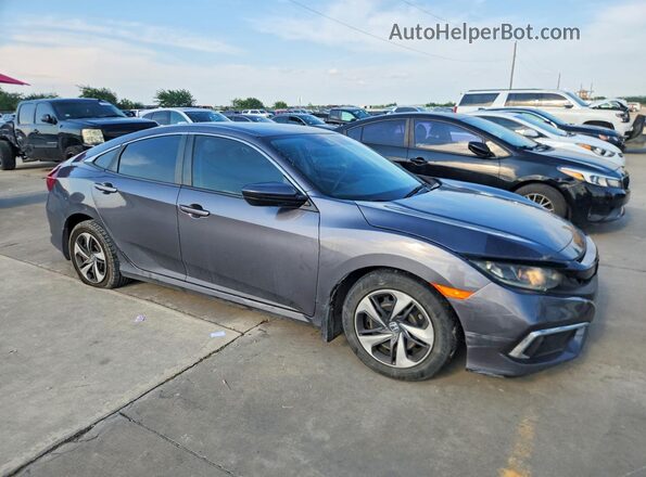 2HGFC2F69MH501013 2021 HONDA CIVIC Gray Delantero derecho