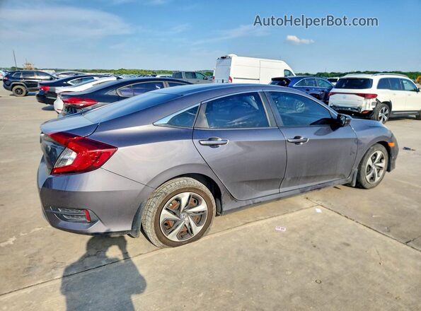 2HGFC2F69MH501013 2021 HONDA CIVIC Gray Trasero derecho