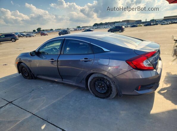 2HGFC2F69MH501013 2021 HONDA CIVIC Gray Trasero izquierdo