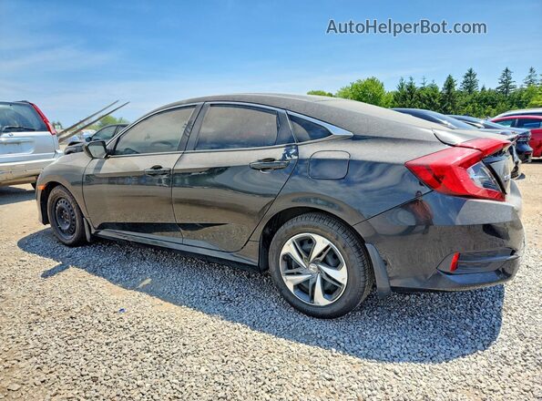 2HGFC2F6XJH044319 2018 HONDA CIVIC Black Rear left