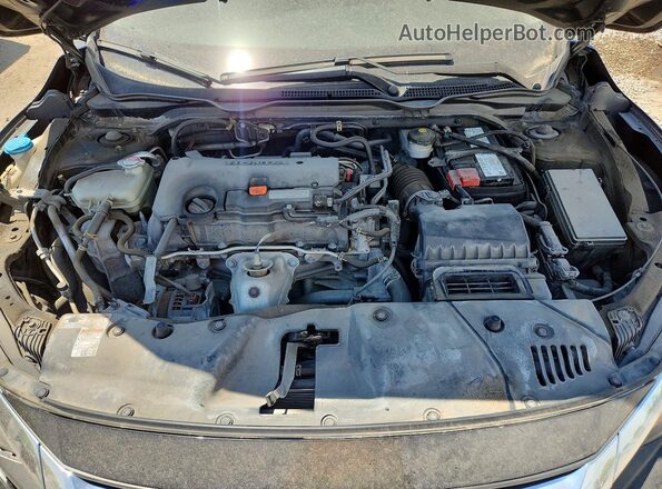 2HGFC2F6XJH044319 2018 HONDA CIVIC Black Rear interior view