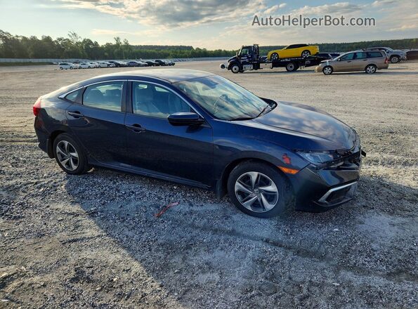 2HGFC2F6XKH504984 2019 HONDA CIVIC Синий Передняя правая четверть