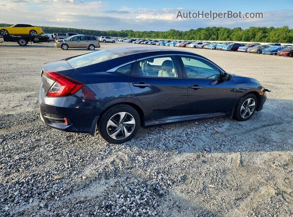 2HGFC2F6XKH504984 2019 HONDA CIVIC Синий Задняя правая четверть