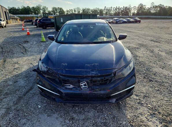 2HGFC2F6XKH504984 2019 HONDA CIVIC Синий Вид спереди