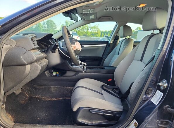 2HGFC2F6XKH504984 2019 HONDA CIVIC Синий Вид салона спереди