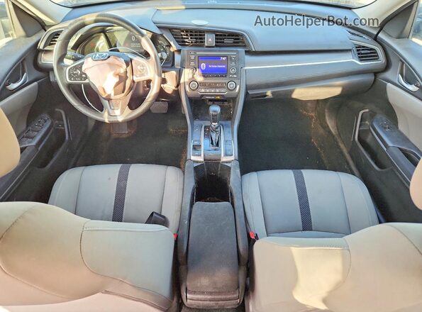 2HGFC2F6XKH504984 2019 HONDA CIVIC Синий Вид панели приборов