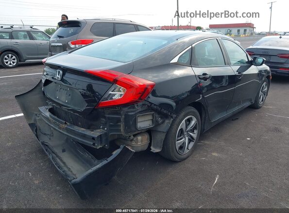 2HGFC2F6XKH509442 2019 HONDA CIVIC Black უკანა მარჯვენა