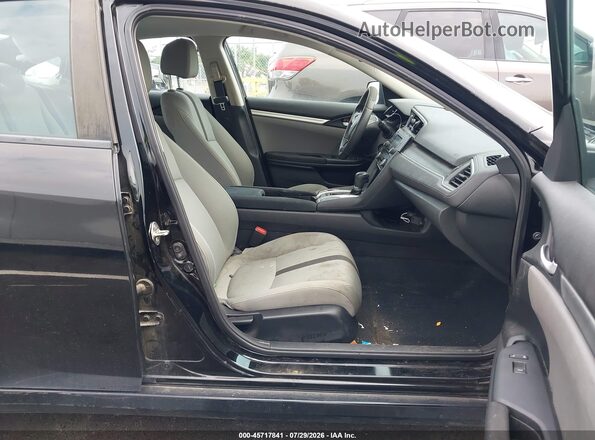2HGFC2F6XKH509442 2019 HONDA CIVIC Black წინა სალონის ხედი