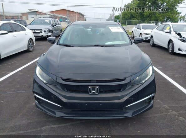 2HGFC2F6XKH509442 2019 HONDA CIVIC Black ხელსაწყოთა პანელის ხედი