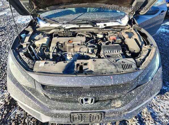 2HGFC2F6XKH524040 2019 HONDA CIVIC Серый Вид задней части салона