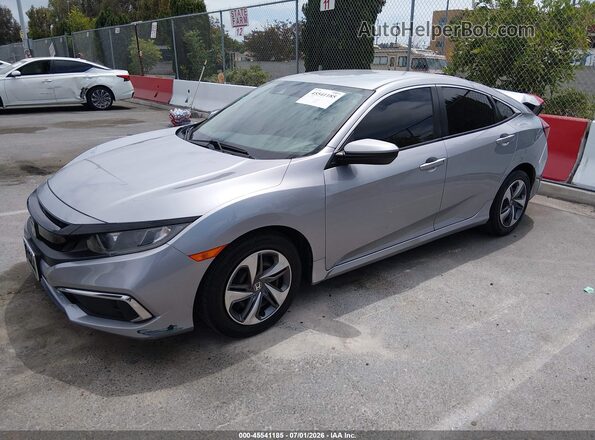 2HGFC2F6XKH529478 2019 HONDA CIVIC Silver Передня ліва чверть