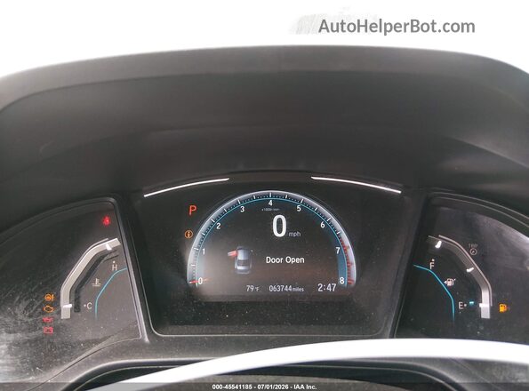 2HGFC2F6XKH529478 2019 HONDA CIVIC Silver Вид задніх сидінь
