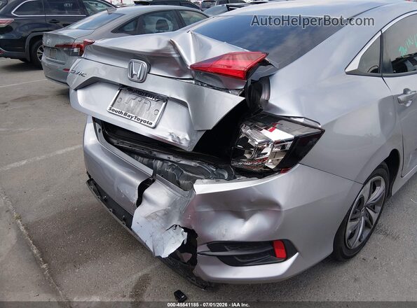 2HGFC2F6XKH529478 2019 HONDA CIVIC Silver Вид спереду