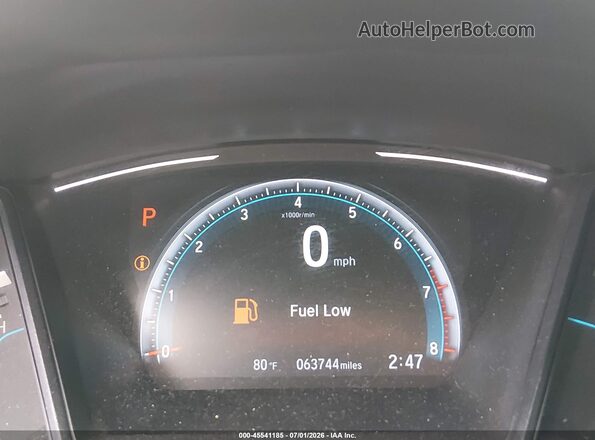 2HGFC2F6XKH529478 2019 HONDA CIVIC Silver 