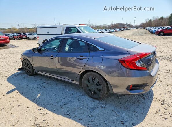 2HGFC2F6XKH543459 2019 HONDA CIVIC Gray Trasero izquierdo