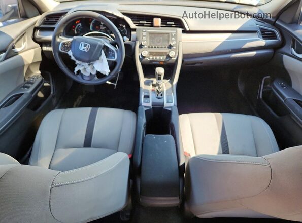 2HGFC2F6XKH543459 2019 HONDA CIVIC Gray Vista del salpicadero
