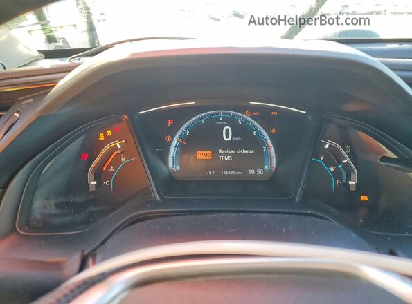 2HGFC2F6XKH547849 2019 HONDA CIVIC Black Vista del cuadro de instrumentos