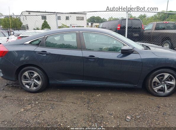 2HGFC2F6XKH548905 2019 HONDA CIVIC Blue Widok wnętrza z tyłu