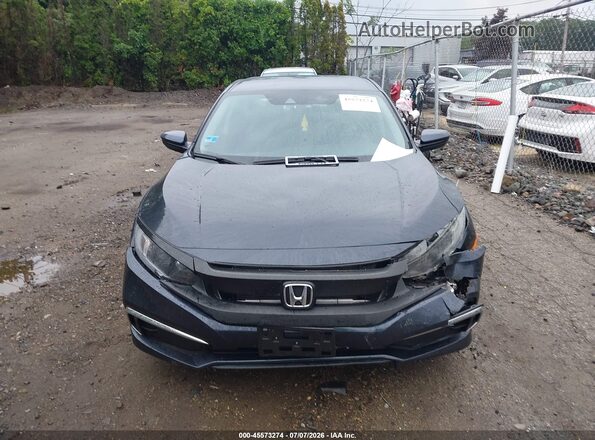 2HGFC2F6XKH548905 2019 HONDA CIVIC Blue Widok zestawu wskaźników