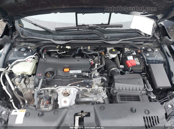 2HGFC2F6XKH548905 2019 HONDA CIVIC Blue Widok z tyłu