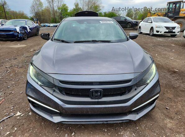 2HGFC2F6XKH566739 2019 HONDA CIVIC Black Դիմացի տեսք