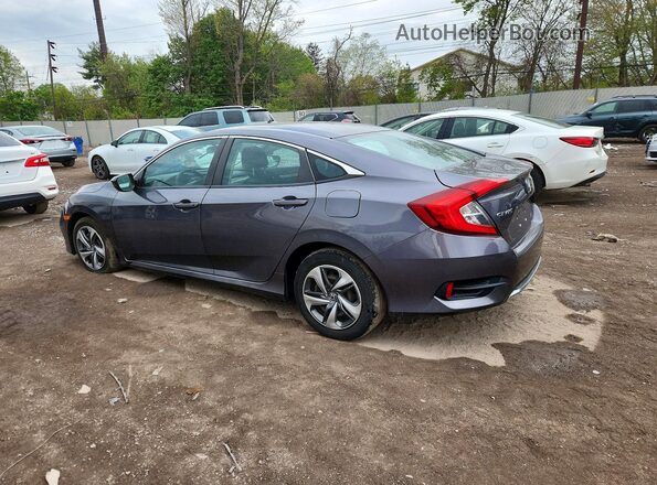 2HGFC2F6XKH566739 2019 HONDA CIVIC Black Հետևի ձախ