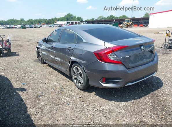 2HGFC2F6XKH575702 2019 HONDA CIVIC Серый Задняя левая четверть
