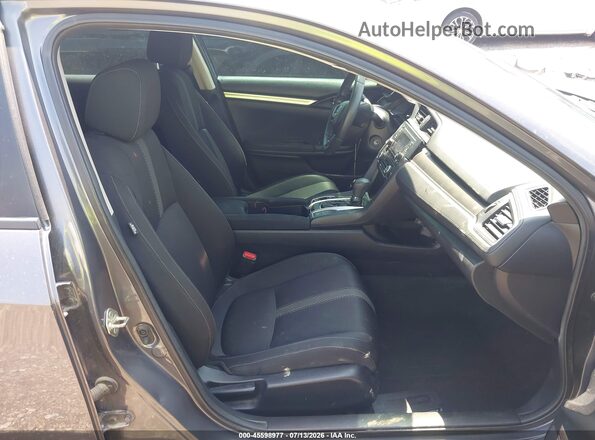 2HGFC2F6XKH575702 2019 HONDA CIVIC Серый Вид салона спереди
