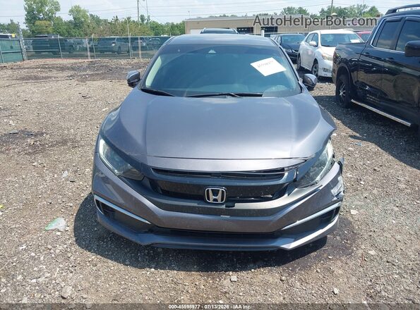 2HGFC2F6XKH575702 2019 HONDA CIVIC Серый Вид щитка приборов