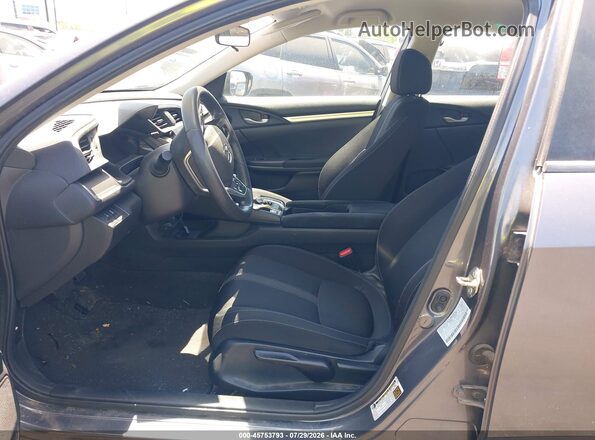 2HGFC2F6XKH591429 2019 HONDA CIVIC Gray წინა სალონის ხედი
