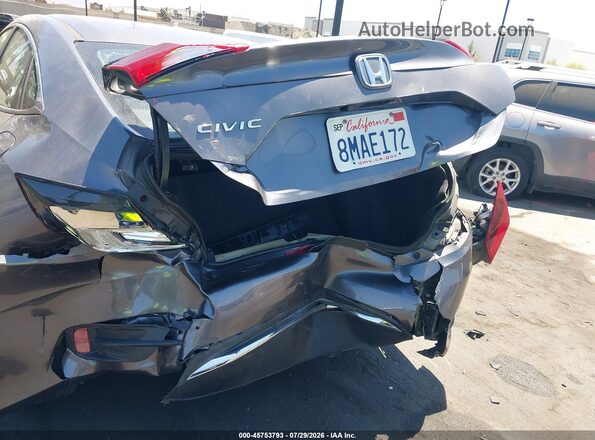 2HGFC2F6XKH591429 2019 HONDA CIVIC Gray წინა ხედი