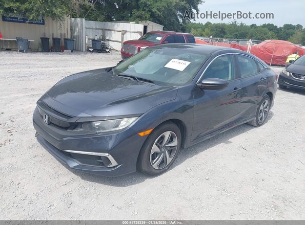 2HGFC2F6XLH504520 2020 HONDA CIVIC Синий Передняя левая четверть