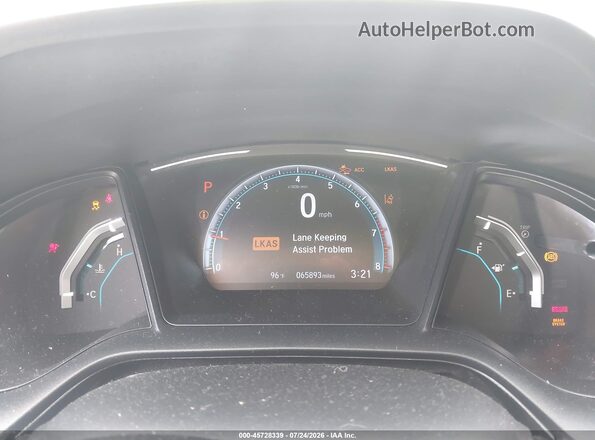 2HGFC2F6XLH504520 2020 HONDA CIVIC Синий Вид задних сидений