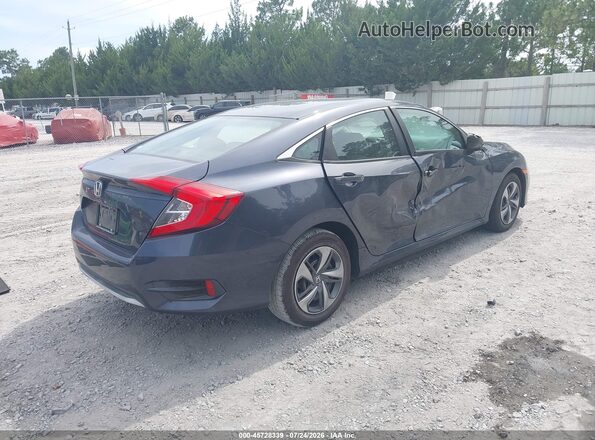 2HGFC2F6XLH504520 2020 HONDA CIVIC Синий Задняя правая четверть