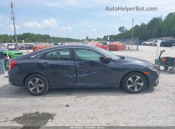 2HGFC2F6XLH504520 2020 HONDA CIVIC Синий Вид задней части салона