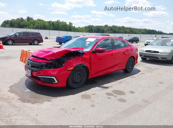 2HGFC2F6XLH541017 2020 HONDA CIVIC Red Передня ліва чверть