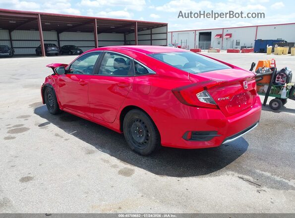 2HGFC2F6XLH541017 2020 HONDA CIVIC Red Задня ліва чверть