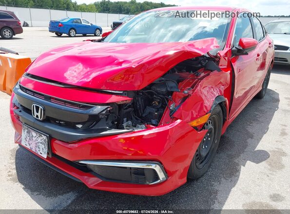 2HGFC2F6XLH541017 2020 HONDA CIVIC Red Вид спереду