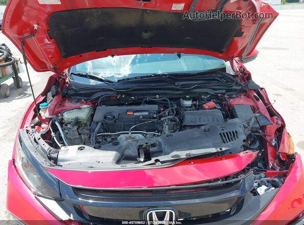 2HGFC2F6XLH541017 2020 HONDA CIVIC Red Вид ззаду
