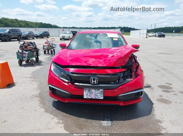 2HGFC2F6XLH541017 2020 HONDA CIVIC Red Вид щитка приладів