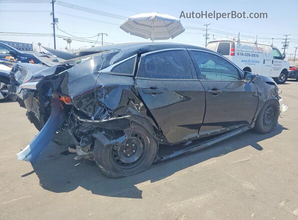 2HGFC2F6XLH587639 2020 HONDA CIVIC Black უკანა მარჯვენა