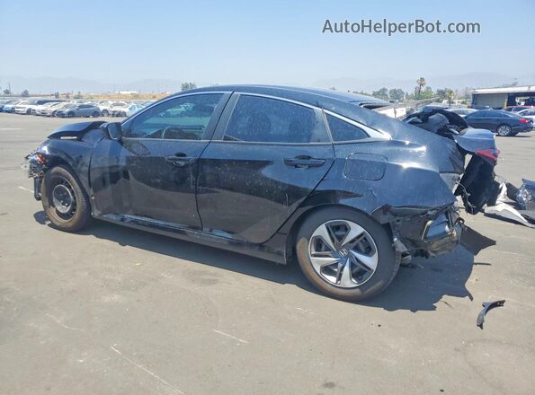 2HGFC2F6XLH587639 2020 HONDA CIVIC Black უკანა მარცხენა