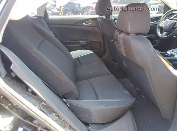 2HGFC2F6XLH587639 2020 HONDA CIVIC Black უკანა სავარძლების ხედი