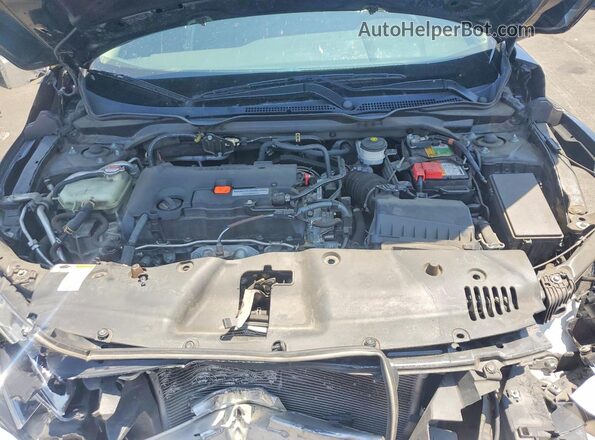 2HGFC2F6XLH587639 2020 HONDA CIVIC Black უკანა სალონის ხედი