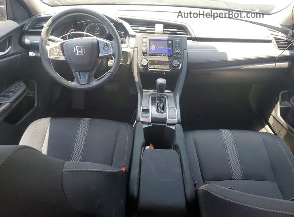 2HGFC2F6XLH587639 2020 HONDA CIVIC Black წინა პანელის ხედი