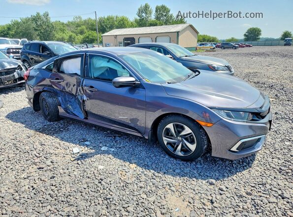 2HGFC2F6XMH507774 2021 HONDA CIVIC Gray Delantero derecho