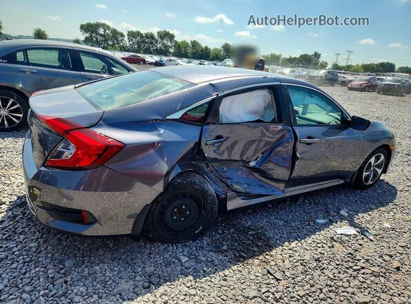 2HGFC2F6XMH507774 2021 HONDA CIVIC Gray Trasero derecho